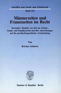 Produktbild: M&auml;nnerzeiten und Frauenzeiten im Recht.