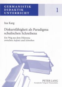 Produktbild: Diskursf&auml;higkeit als Paradigma schulischen Schreibens
