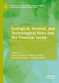 Produktbild: Ecological, Societal, and Technological Risks and the Financial Sector