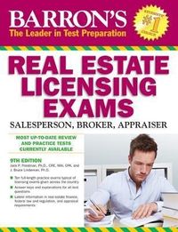 Bild vom Artikel Barron's Real Estate Licensing Exams, 9th Edition vom Autor Jack P. Friedman