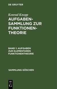 Produktbild: Aufgaben zur elementaren Funktionentheorie