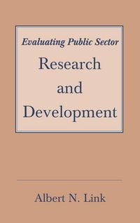 Produktbild: Evaluating Public Sector Research and Development
