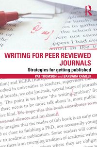 Produktbild: Writing for Peer Reviewed Journals