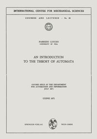 Produktbild: An Introduction to the Theory of Automata