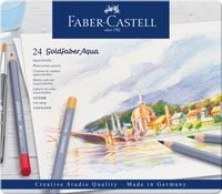 Faber-Castell Aquarellstifte Goldfaber Aqua, 24er Set Metalletui