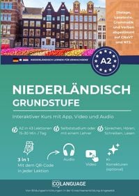 Produktbild: Niederl&auml;ndisch A2 lernen grundstufe: interaktiver Kurs mit App, Video und Audio