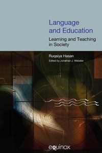 Produktbild: Hasan, R: Language and Education