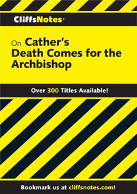 Produktbild: CliffsNotes on Cather's Death Comes for the Archbishop