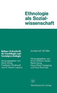 Produktbild: Ethnologie als Sozialwissenschaft