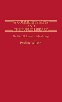 Produktbild: A Community Elite and the Public Library