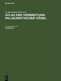 Produktbild: Atlas der Verbreitung palaearktischer V&ouml;gel. Lieferung 7