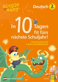 Produktbild: simple und easy In 10 Tagen fit f&uuml;rs n&auml;chste Schuljahr! Deutsch 2