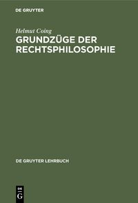 Produktbild: Grundz&uuml;ge der Rechtsphilosophie
