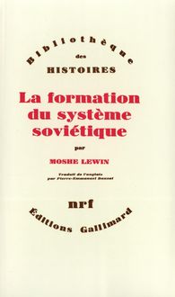 Produktbild: La formation du syst&egrave;me sovi&eacute;tique