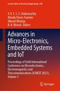 Produktbild: Advances in Micro-Electronics, Embedded Systems and IoT