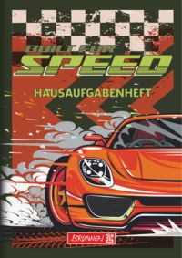 Produktbild: Brunnen Aufgabenheft A5 48Bl. Fast Wheels