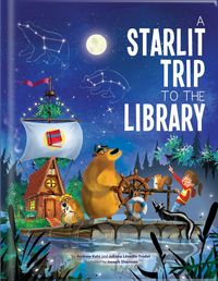 Produktbild: A Starlit Trip to the Library Picture Book for Kids Ages 4-8 Library Adventure, Storytime, and Friendship