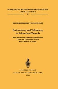 Produktbild: Bodennutzung und Viehhaltung im Sukumaland/Tanzania