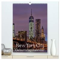 Produktbild: New York City Geburtstagskalender (hochwertiger Premium Wandkalender 2026 DIN A2 hoch), Kunstdruck in Hochglanz