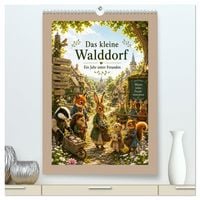 Produktbild: Das kleine Walddorf (hochwertiger Premium Wandkalender 2027 DIN A2 hoch), Kunstdruck in Hochglanz