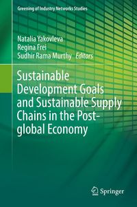 Produktbild: Sustainable Development Goals and Sustainable Supply Chains in the Post-global Economy
