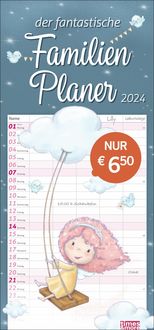Bild vom Artikel Zauberwesen Familienplaner 2024. Das süße Design und die 5 Spalten machen ihn zum perfekten Kalender für Familien. Praktischer Terminkalender für vom Autor 