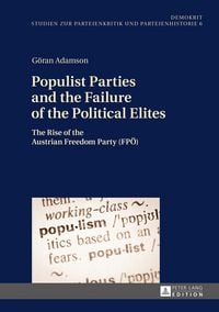 Produktbild: Populist Parties and the Failure of the Political Elites