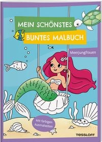 Produktbild: Mein sch&ouml;nstes buntes Malbuch. Meerjungfrauen