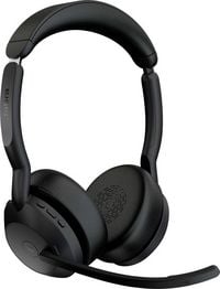 Produktbild: Jabra Evolve2 55 Link 380/390a UC Stereo On Ear Headset Bluetooth&reg; Stereo Schwarz Mikrofon-Rauschunterdr&uuml;ckung, Noise Cancelling Computer