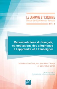 Produktbild: Repr&eacute;sentations du fran&ccedil;ais et motivations des allophones &agrave; l'apprendre et &agrave; l'enseigner