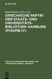 Produktbild: Griechische Papyri der Staats- und Universit&auml;tsbibliothek Hamburg (P.Hamb.IV)