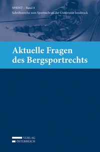 Produktbild: Aktuelle Fragen des Bergsportrechts