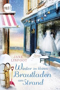 Winter im kleinen Brautladen am Strand von Jane Linfoot