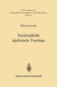 Produktbild: Semisimpliziale algebraische Topologie