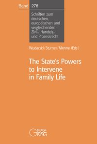 Produktbild: The State&rsquo;s Powers to Intervene in Family Life
