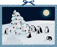 Produktbild: Wand-Adventskalender &ndash; Pinguin-Weihnacht