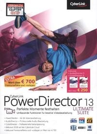 Produktbild: CyberLink PowerDirector 13 Ultimate Suite, 1 DVD-ROM