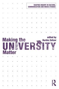 Produktbild: Making the University Matter