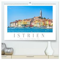 Produktbild: Istrien - Piran &bull; Novigrad &bull; Rovinj &bull; Pula (hochwertiger Premium Wandkalender 2026 DIN A2 quer), Kunstdruck in Hochglanz