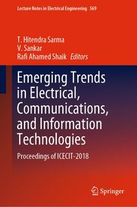 Produktbild: Emerging Trends in Electrical, Communications, and Information Technologies