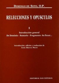 Produktbild: Introducci&oacute;n general, de dominio, sumario, fragmento "an liceat--"
