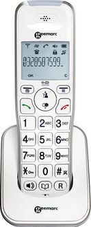Produktbild: Geemarc AMPLIDECT 295 AD Schnurloses Seniorentelefon Beleuchtetes Display Wei&szlig;