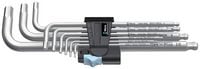 Produktbild: Wera 3950/9 Winkelschraubendreher-Set 1.5 mm, 2 mm, 2.5 mm, 3 mm, 4 mm, 5 mm, 6 mm, 8 mm, 10 mm 9teilig