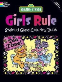 Produktbild: Sesame Street Girls Rule Stained Glass Coloring Book