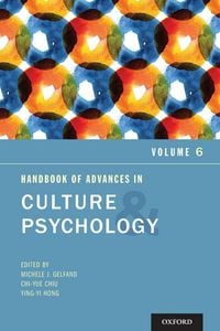 Produktbild: Handbook of Advances in Culture and Psychology