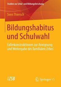 Produktbild: Bildungshabitus und Schulwahl