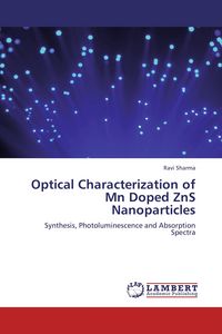 Produktbild: Optical Characterization of Mn Doped ZnS Nanoparticles