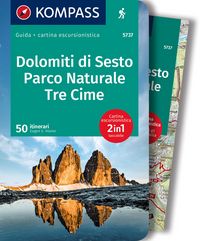 Produktbild: KOMPASS guida escursionistica Dolomiti di Sesto, Parco Naturale Tre Cime, 50 itinerari