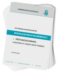 Produktbild: Die &Uuml;berblickskarteikarten &Ouml;ffentliches Recht im &Uuml;berblick II