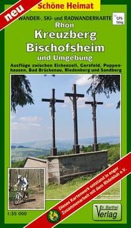 Produktbild: Wander-, Ski- und Radwanderkarte Rh&ouml;n, Kreuzberg, Bischofsheim und Umgebung